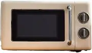 Retro Countertop Microwave 700-Watt Countertop Microwave Oven, Compact, Rotary Control, Easy Clean Interior, Uniform Temperature Control Little Surprise