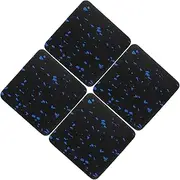 CLISPEED 4pcs Noise Reduction Mat for Treadmill Anti Vibration Pad for Elliptical Machine Floor Protection Pad Soundproof Mat