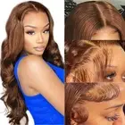 13x6 Lace Front Wigs Human Hair, 28” HD Transparent Lace Frontal Wigs Pre Plu...