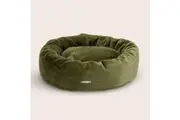 Snooza Luxe Fur Cuddler Plush Faux Fur Cosy Pet Dog Bed Leaf - 3 Sizes