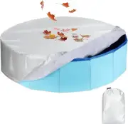 4X-Large - 79"WX 12" Pet Pool Cover Leak Proof Washable for Dog Kiddie Pool Bath