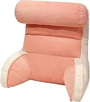 Multifunctional Bedside Mat, Tatami Mattress, Soft Bag Sofa Large Backrest Mat(Pink,60x55cm)