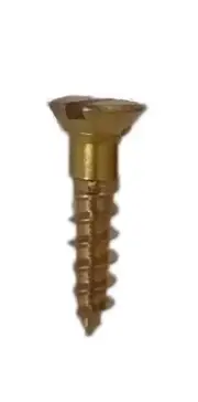 200 SOLID BRASS WOOD COUNTERSUNK SCREWS 3/8" X 3#
