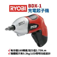 在飛比找Yahoo!奇摩拍賣優惠-【Suey電子商城】RYOBI BDX-1 充電起子機 電鑽