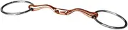 koolsoo Horse Bit Multiuse Horse Riding Snaffle Portable Easy to Use Ring Snaffle Bit Rustproof for Training Equipment Horse Chewing