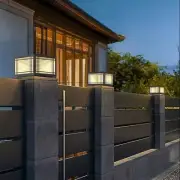 Garden Pillar Light Outdoor Pillar Lights Yard Post Lamp Home Post Lighting 40cm