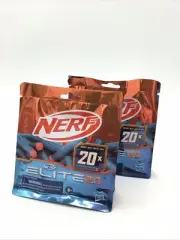 LOT OF 2 Official NERF Elite 2.0 20 Dart Refill Packs – Hasbro, New