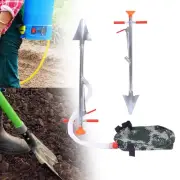 Fertilizer Spreader Handheld Broadcast Spreader Iron Comfortable with Bag
