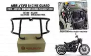 Black Airfly EVO Engine "Guard For Royal Enfield Goan Classic 350"