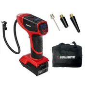 BULLSEYE Pro Air Compressor Tyre Inflator, Handheld Electric Air Pump with Gauge