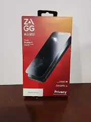 NEW ZAGG InvisibleShield Privacy 360 Glass Screen Protector Apple iPhone 15 PLUS