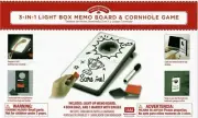 3 in 1 Light Up LED box memo board & cornhole game