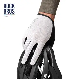 【天路系列】ROCKBROS MTB 手套全指透氣防震騎行手套觸摸屏舒適公路自行車手套腳踏車