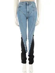 Blue Denim Spiral Jeans