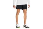 3 x Mens Under Armour Launch 5 Inch Black Running Shorts