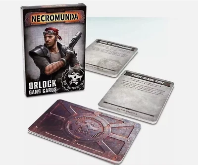 Orlock Gang Cards Necromunda Warhammer 40k NEW OOP