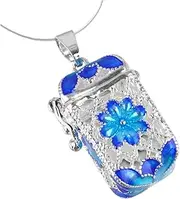 [CIMAXIC] Plating Column Shape Aromatherapy Accessory Easy Use Lock Diy Necklace Perfume Mini Bottle Holder for Special Days