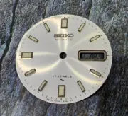 NOS RARE Vintage Seiko 7009 856L Poor man 62mas Silver Dial Automatic