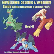 6IV Shiny Blaziken Sceptile Swampert Brilliant Diamond and Shining Pearl