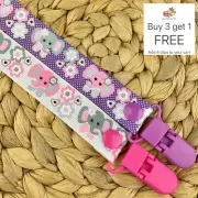 Dummy Clip - Pacifier Chain - Binky Band - Soother Holder - Dummie - Elephant