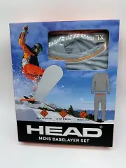 NEW MENS HEAD BASE LAYER SET X-LARGE DRI FUSION TECH POLYESTER W 40-42" C 46-48"