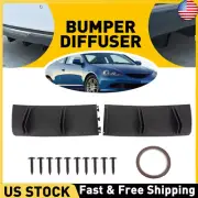 For E90 E92 F30 F10 G30 Gloss Rear Bumper Diffuser 5 Fins Spoiler Lip Splitter