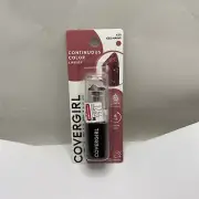 Covergirl Continuous Color Lipstick, 420 Iced Mauve .13 oz New