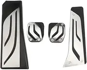 CHPGKGVNVT Car Pedals for BMW M 5 Series F10 F11 523i 528i 530i 535i 550i at MT Auto Pedal Plates Pads Brake Cover Pedals(MT)