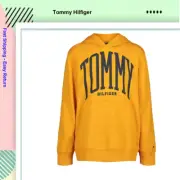 Tommy Hilfiger, Boys' Long Sleeve Pull-Over Hoodie, Bright Gold, 4