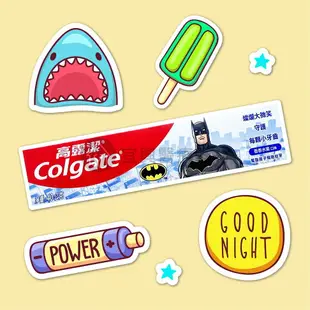 高露潔 兒童牙膏 防蛀含氟兒童牙膏40g(香香水果口味) 蝙蝠俠 芭比娃娃