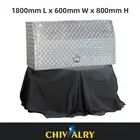 1800mm Aluminium Checker Plate Full Opening Toolbox