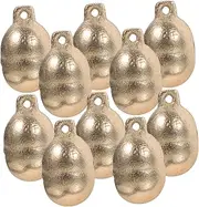 Levemolo 10pcs Pet Collar Bells Decorative Dog Cat Collar Bells Diy Hanging Metal