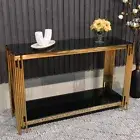 Trinity Gold Silver Hall Console Table