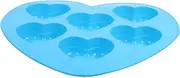CORHAD Silicone Heart Shaped Cake Baking Mold Cavity Non Stick DIY Soap Making Mold Flexible and Easy to Clean for Handmade Crafts Durable Silicone Material