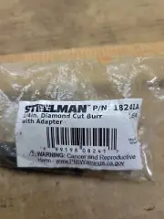 New Steelman 1/4 in Carbide Double Cut Burr with Adapter for Tire Repair 18241A