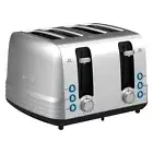 BRENTWOOD(R) SELECT 1,500-Watt Extra-Wide Stainless Steel 4-Slice Toaster