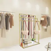 3-tier Floor Mounted Belt Hanger 39 Hooks Metal Belt Organizer Belt Cloth Hanger