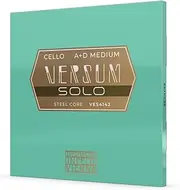 Thomastik String set for Cello 4/4 Versum Solo - set A+D strings, steel wire, special alloy wrapping, medium
