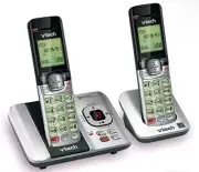 VTech CS6529-2 DECT 6.0 Phone Answering System with Caller ID/Call Silver