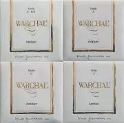 Warchal Amber Violin Strings 4/4 Set, Ball End E