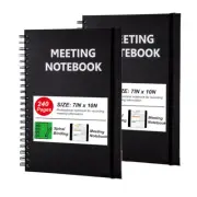 2 Pack 240 Pages B5 Professional Spiral Notebook Metting Notebook 7" X 10" US