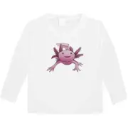 'Axolotl' Children's / Kid's Long Sleeve Cotton T-Shirts (KL027414)
