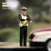 Resin 1/18 1/24 1/43 1/64 1/87 Traffic Police Joint Law Enforcement Diorama Toys