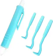 Nutabevr Set of 4 tick Remover Set for Dogs, Cats and People, 3 tick Hooks and 1 tick Tweezers, Various Hooks for All tick Sizes, tick Removal in Seconds, Reliable tick Remover