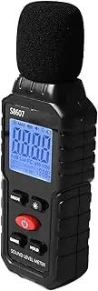 Sound Level Meter Digital LCD Display Backlit Screen Portable Noise Decibel SPL Meter S8607 for Any Environment