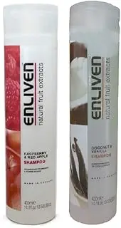 [Enliven] Fruit Shampoo Raspberry and Coconut Combo