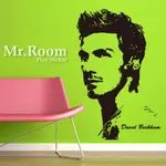 ☆ MR.ROOM 壁貼 BECKHAM (HM060) 貝克漢 世界杯足球 世足賽 足球金童 酒吧 PUB 電腦割圖