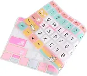 SWOOMEY Silicone Keyboard Cover for Laptops Colorful Cartoon Unicorn Design Durable Protective Film to Shield Against Dust and Spills Compatible with Huawei Honor Laptops