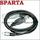 【免運】SPARTA Y型A公 對 mini 5pin公 高速USB2.0連接線 0.8M