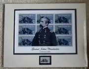Civil War, Colonel Chamberlain w/Gettysburg stamp bkgrd. New , matted size 11x14